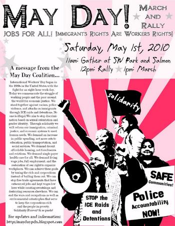 May Day 2010 poster
