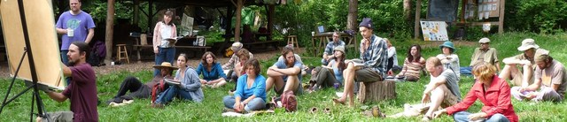 Teaching permaculture in the Green - banner