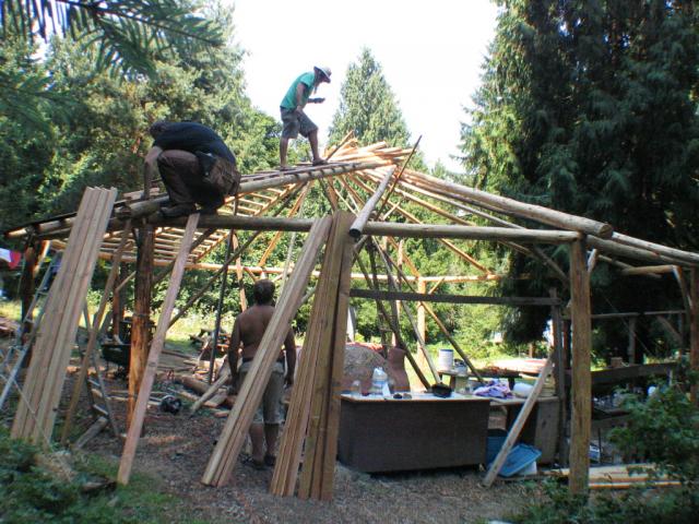ODK roof in construction